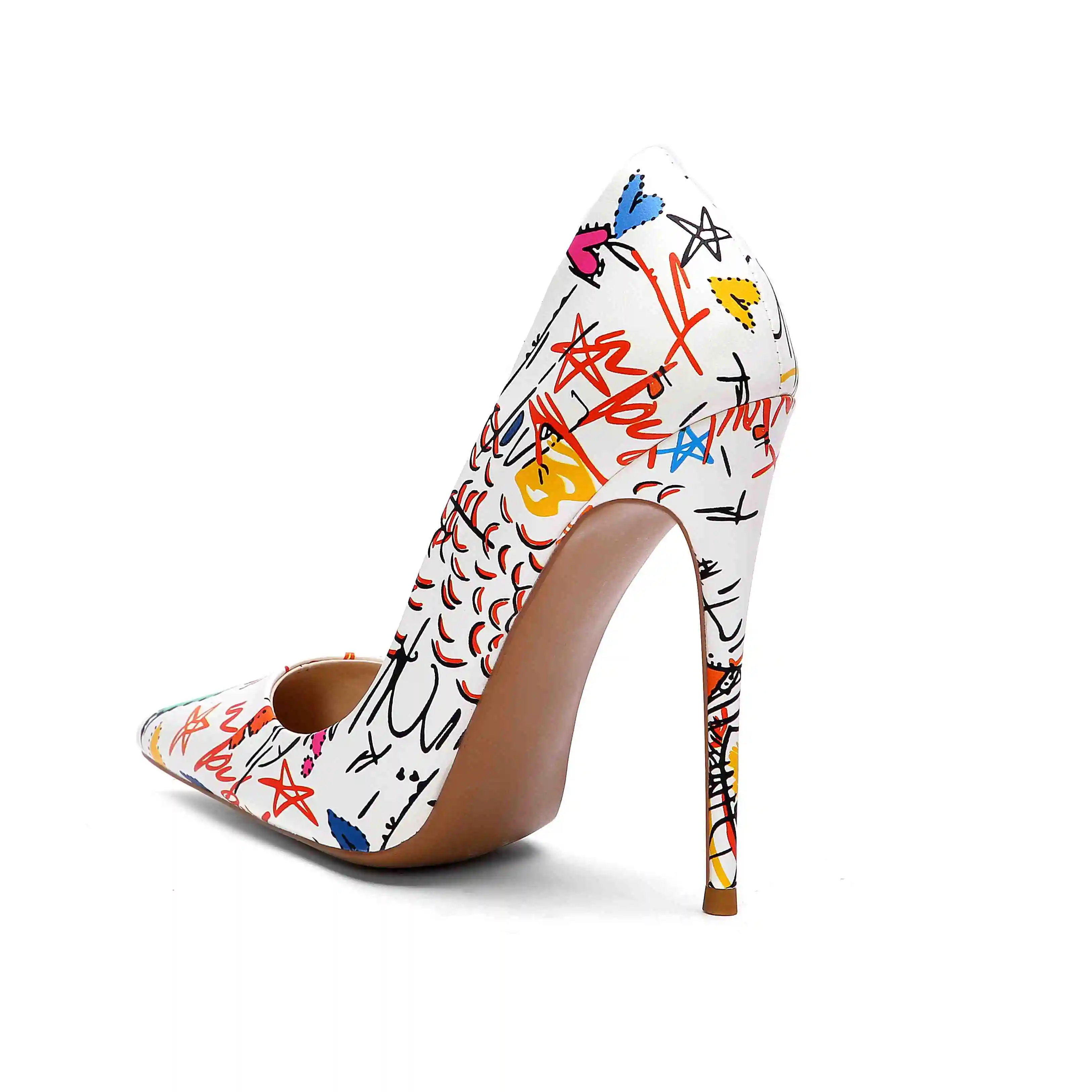 Factory Wholesale Fashion New Design Summer Women Pumps Sexy High Heel Shoes Thin Heel Ladies Heels