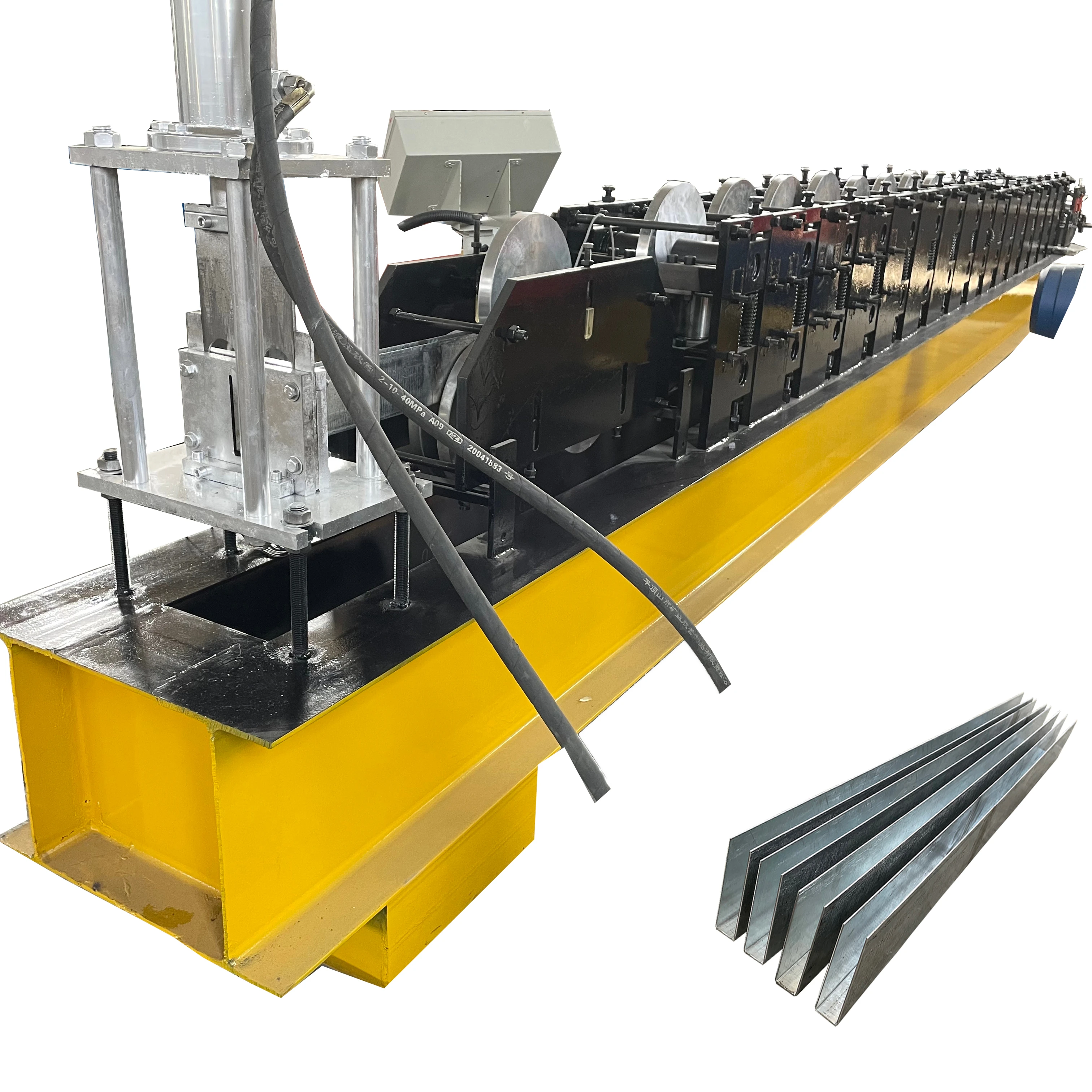 U-Rail Roll Forming Machine Automatic Tile Pressing Machine