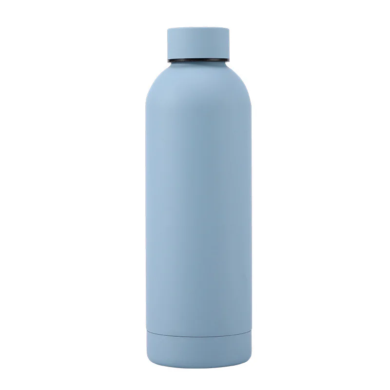 Custom Logo1000ml Sports Thermos Stainless Steel Double Wall Vaccum Thermal Flask Rubber Paint Matte Soft Touch Gym Water Bottle