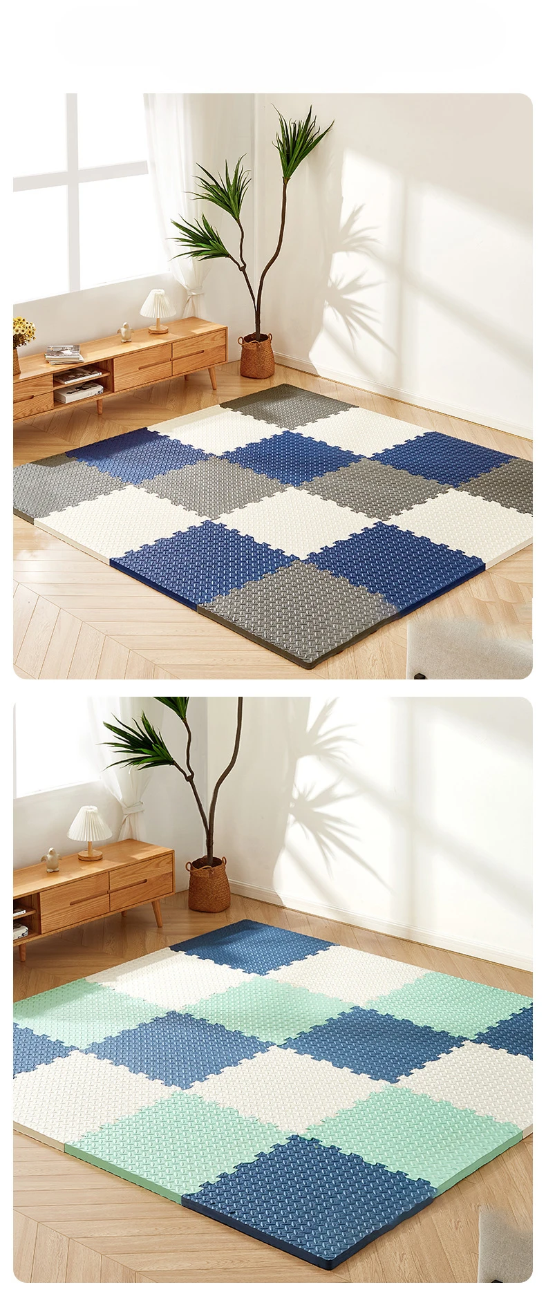 OYOGA 2023 Cheap Bulk Custom Gym Fitness Child Puzzle Interlock Foam Floor Mat For Kid Play EVA Foam mat