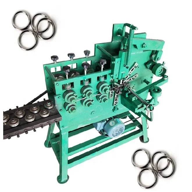 curtain key bird steel metal wire O ring Buckle making machine with butt welding mechanical CNC automatic
