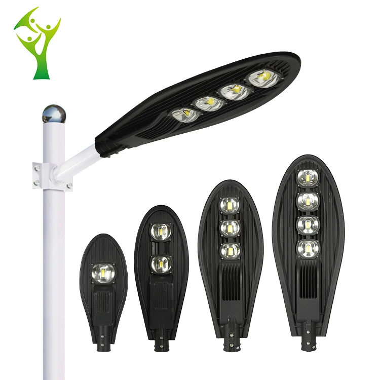 Factory Direct Outdoor LED Road Dimmable Thin 50w 100w 150w 200w Street Light