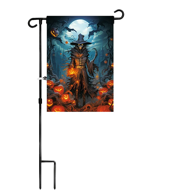 Customized Halloween garden flag banner, in stock custom processing