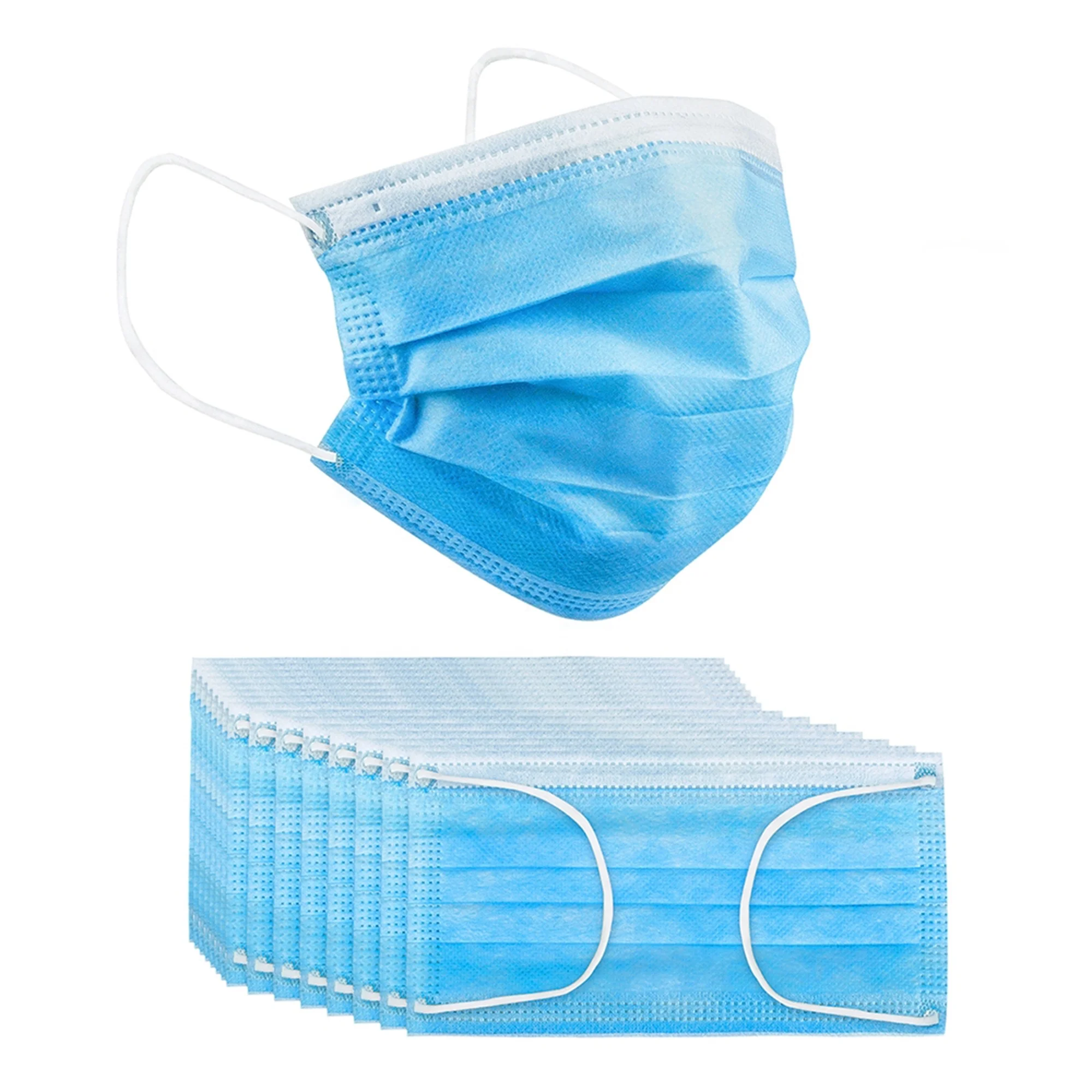
Disposable 3 ply medical Face Mask Chinese mask manufacturer supplies high quality Non-woven 