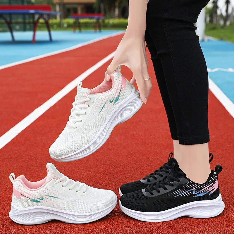 Shoes women 2024 autumn new running shoes manufacturers direct sales soft sole comfortable breathable sports shoes women