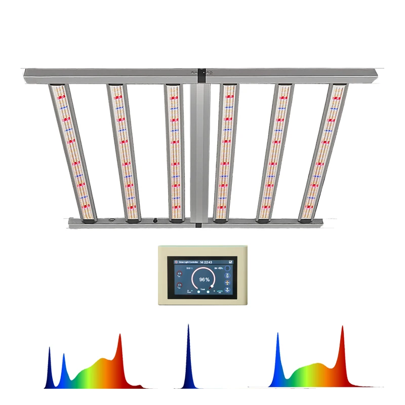 Commercial farm all-aluminum material eco 720w led hydroponics grow light for flowering 2024 new model