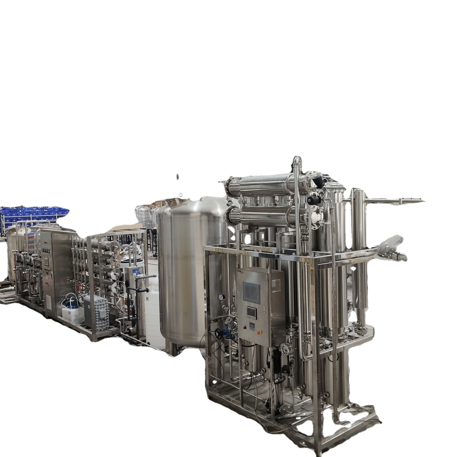Pharmaceutical Machinery RO Water Treatment WFI Distillation Systems for Injection