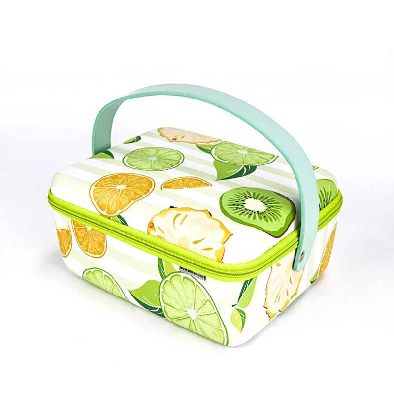 Wholesale Custom Picnic Boxes Super Large Capacity Insulated Lunch Handbag Eva Picnic Storage Bag