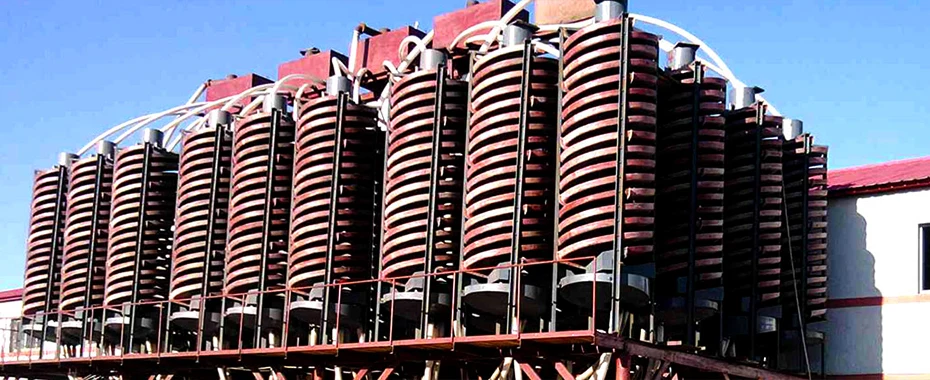 Оборудование для обработки аллювиальной оловянной руды из стекловолокна спиральный желоб гравитационный сепаратор концентратор добычи