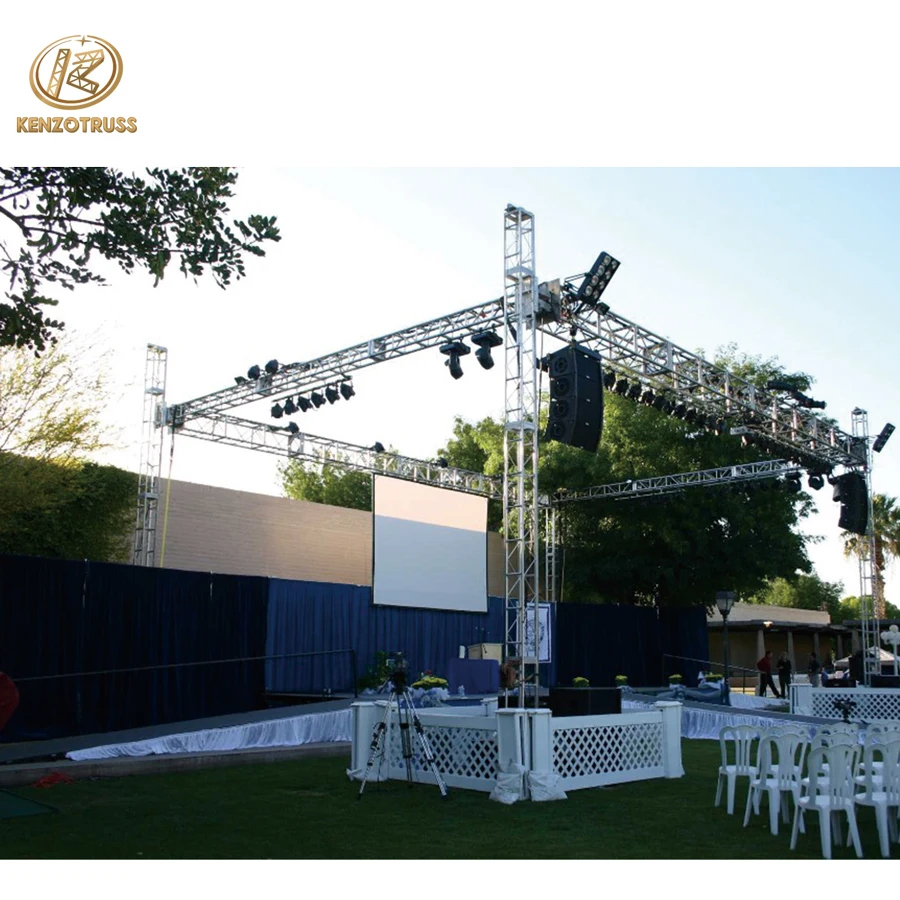 Popular Aluminum lifting towers truss ground support project