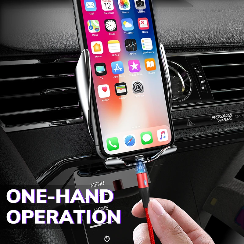 
Custom Logo AM60 1M 2020 Upgrade 3rd Gen 3A Fast Charging LED Magnetic 8 Pin Cable 