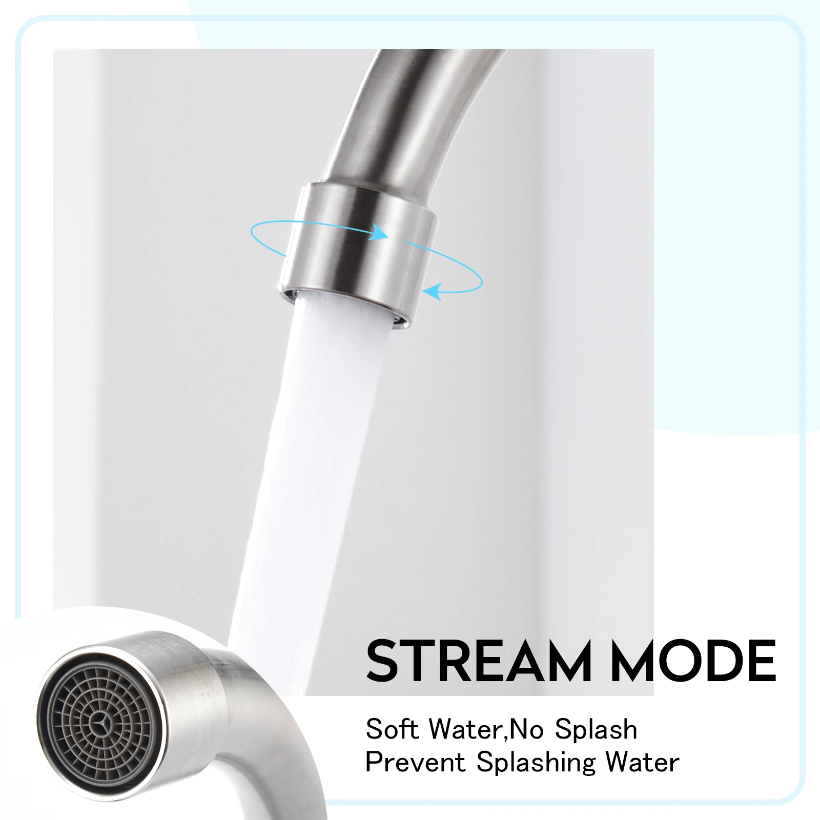 Single drinking water faucet kitchen filter faucet black