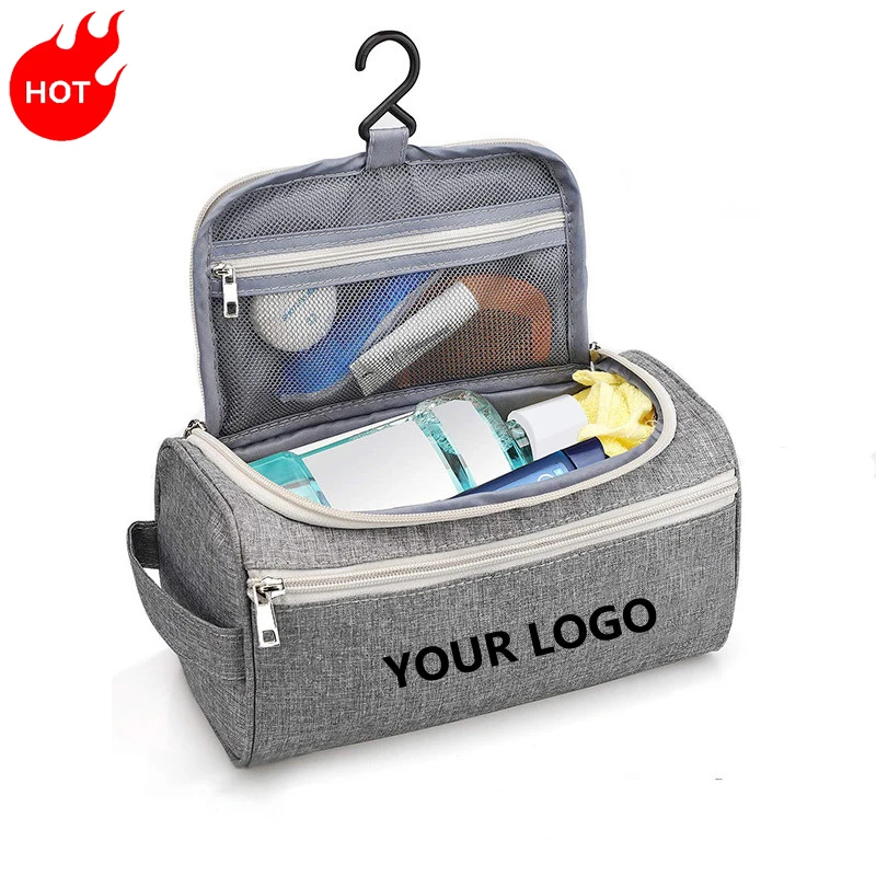Wholesale  4l Waterpoof Makeup BagToiletry Kit Mens Travel Wash Organizer Hanging Toiletry Bag With Hanging Hook