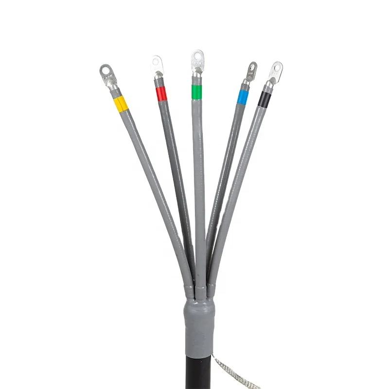 Cold Insulate Cable Accessories Cold Shrink Joint Kit Outdoor 10kv 5 Core Cold Shrink Joint