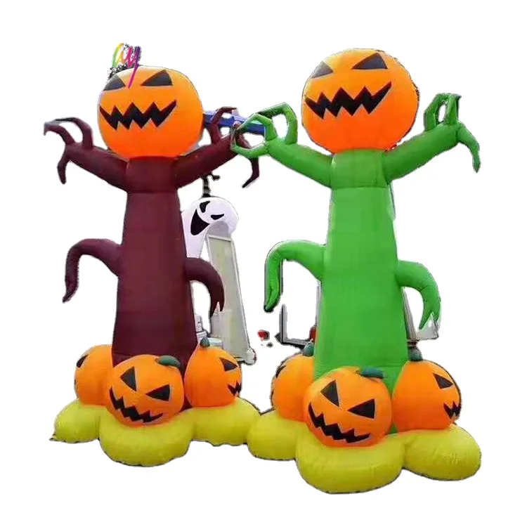 Надувные лодки на Хэллоуин надувная тыква дерево и плавающий призрак производство низкая цена