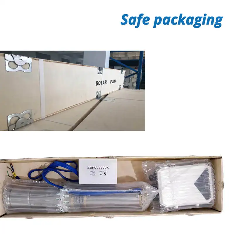 solar dc submersible well water pump solar energy systems  with solar panels