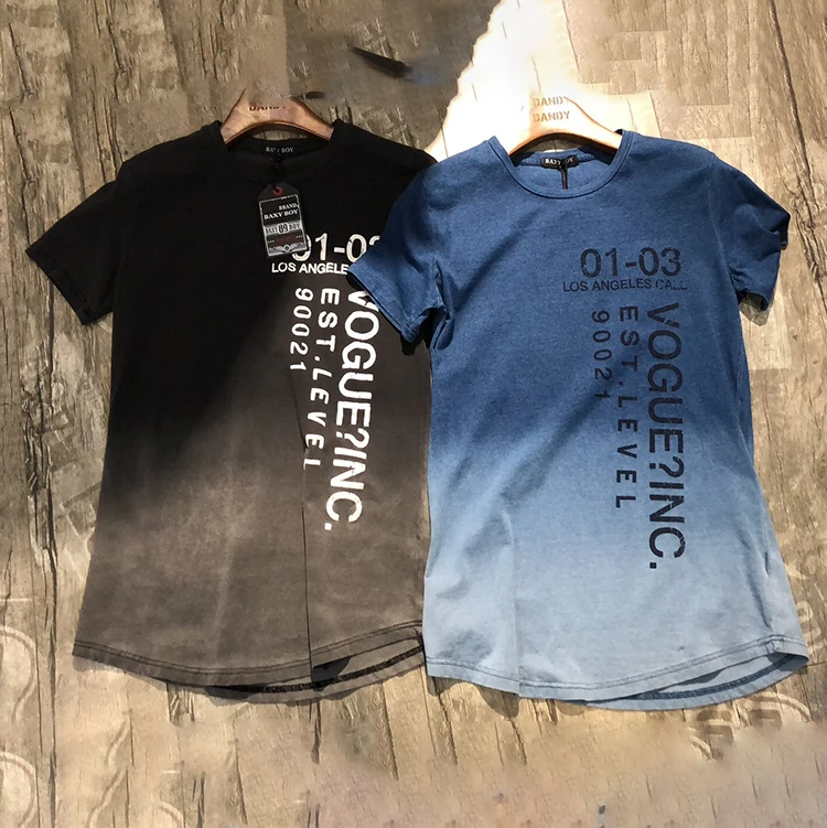 Washed Oversized Tshirt Vintage T Shirt Wholesale Men Distressed  T Shirt 100% Cotton