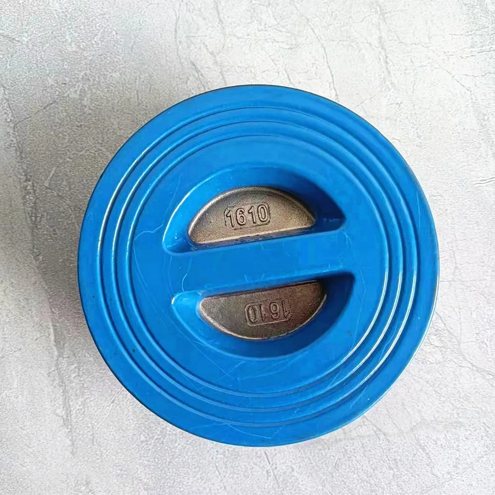 Veyron DN50 to DN1200  Iron Brass Double Disc CF8M Disc Wafer Butterfly dual plate check valve in ANSI DIN JIS BS