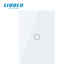 Livolo US Standard 1 Gang 2 Way Touch Screen Light Switch Wall Electric Switches