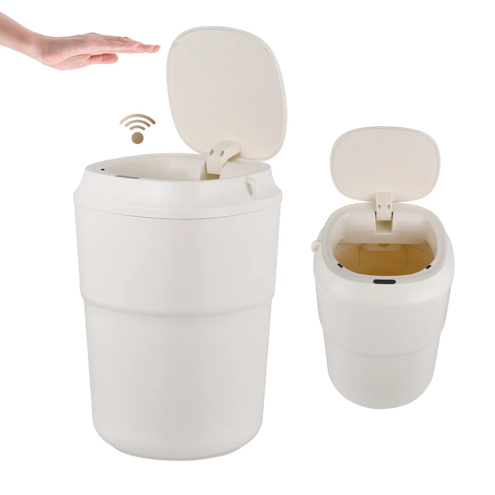 12L Slim Trash Can Smart Garbage Bin Sensor Dustbin Automatic Waste Bin with 4 Working Mode