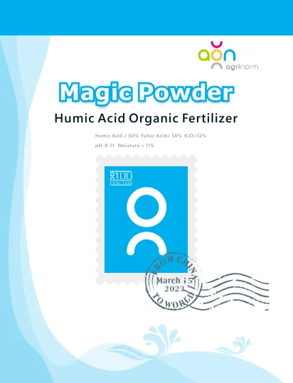 High Quality 45%-70% Potassium Humate Powdered Granular Humic Acid for Agriculture at Competitive Price
