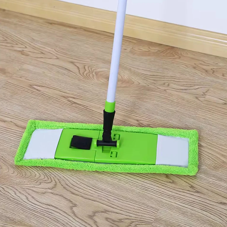 Wholesale durable design convenient rectangle microfiber flat mop