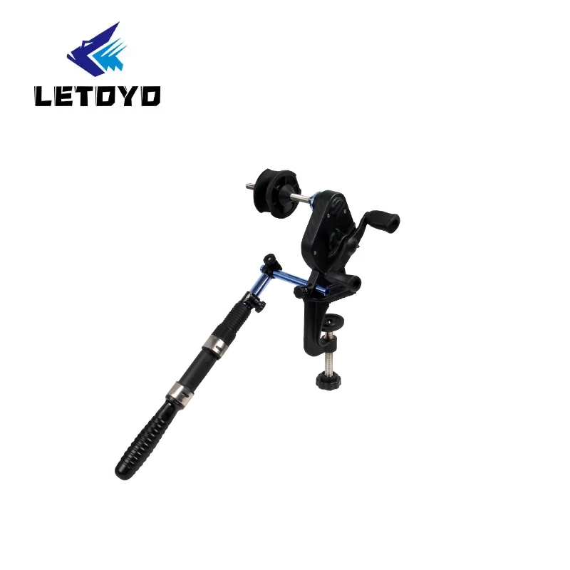 LETOYO Fishing Line Winder Fishing Line Spooler PortableSuction Cup Adjustable Spinning Reel Spool Spooling Station