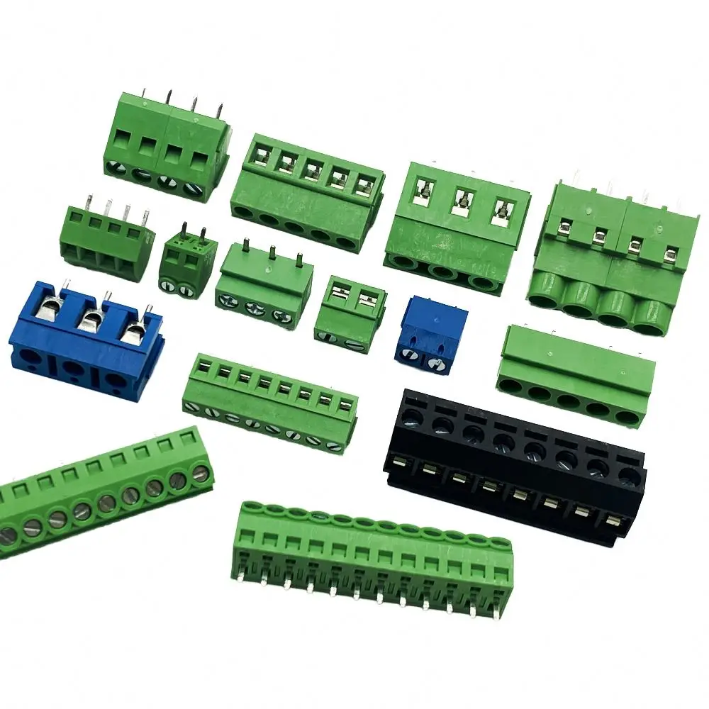 DIN Rail Type Brass Multi-Specification Printed Circuit Board Connector Terminal Block of High Quality PCB
