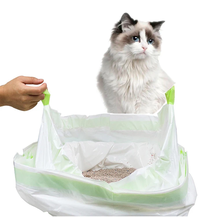 Drawstring Cat Waste Pet Poop Bag Biodegradable Wholesale Litter Plastic Pet Cleaning & Grooming Products for Small Animals