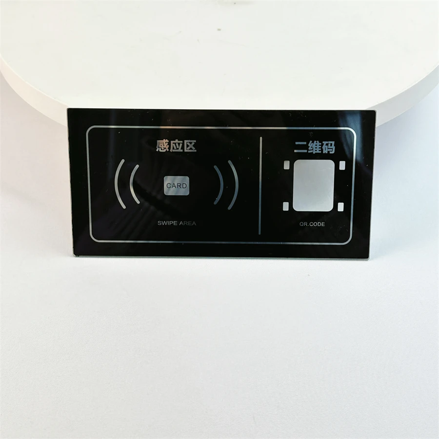 Пользовательский сканер QR-кода IC ID Card Reader распознавание лица дисплей окна шелкография с закаленным стеклом защита экрана