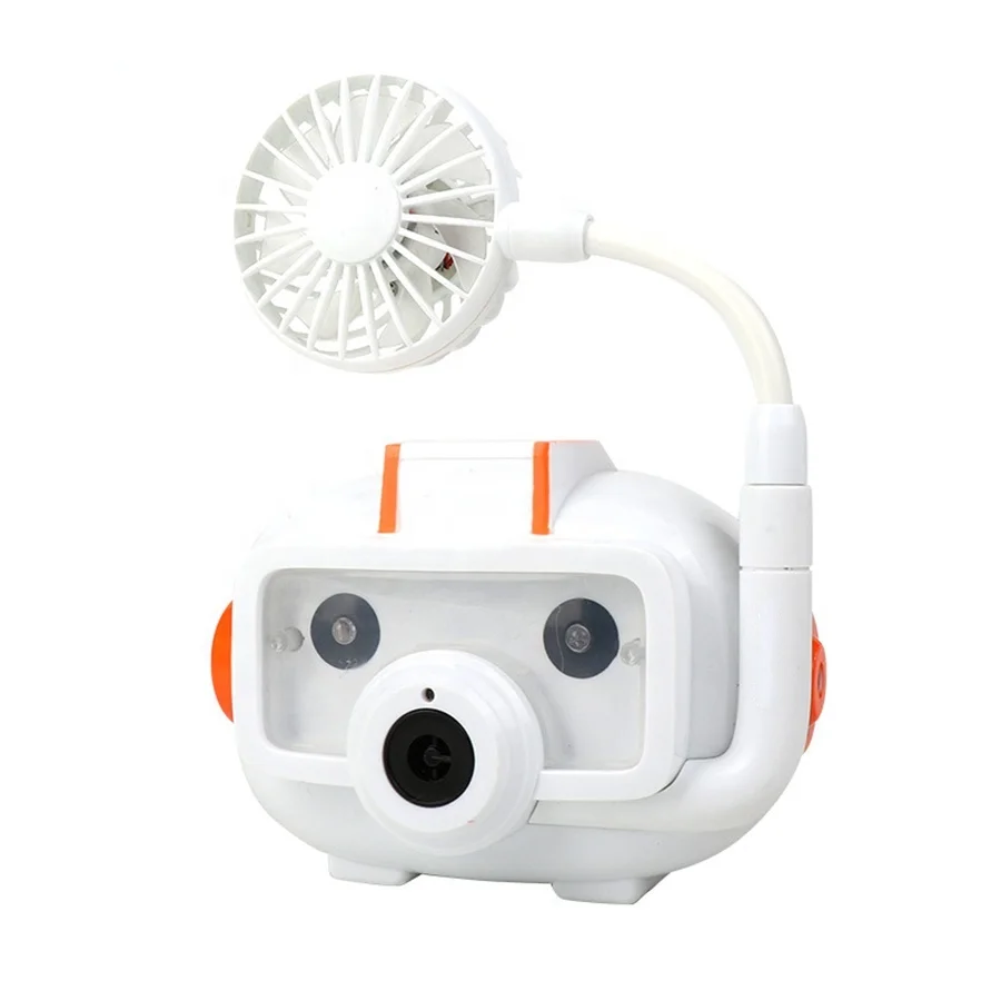 Attractive Kids Automatic Bubble Machine Brinquedo Hot Sell Outdoor LED Electric Camera With Fan Toys Juguete