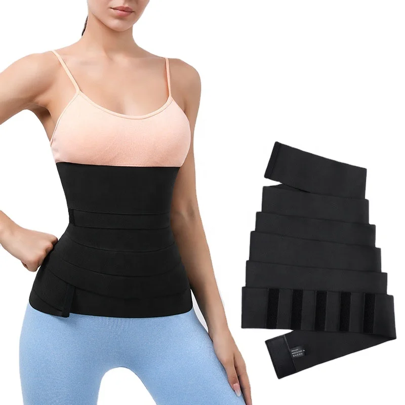 Wholesale Elastic waist straps band abdominal tightening slimming elastic band Waist tummy wrap belt