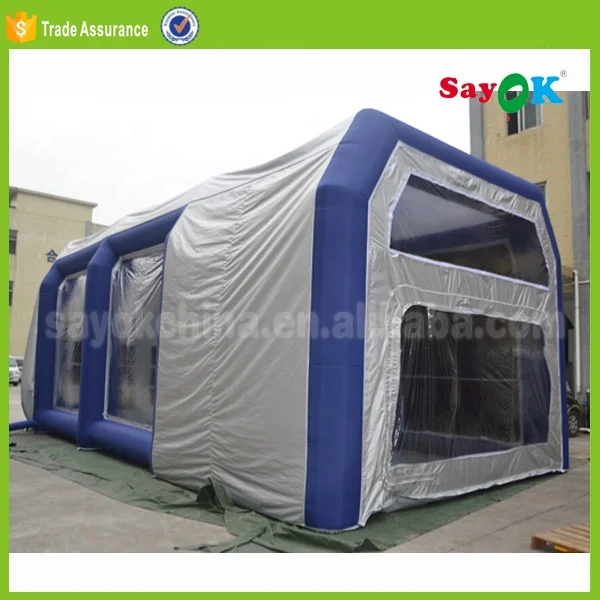 Vehicle show tent car paint auto inflatable booths to paint cars inflatable paint booth custom