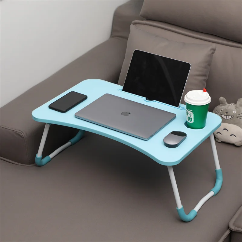 Складной маленький стол для кровати, стол для ноутбука, компьютерный стол для ленивого студенческого общежития, Детский многофункциональный обучающий стол