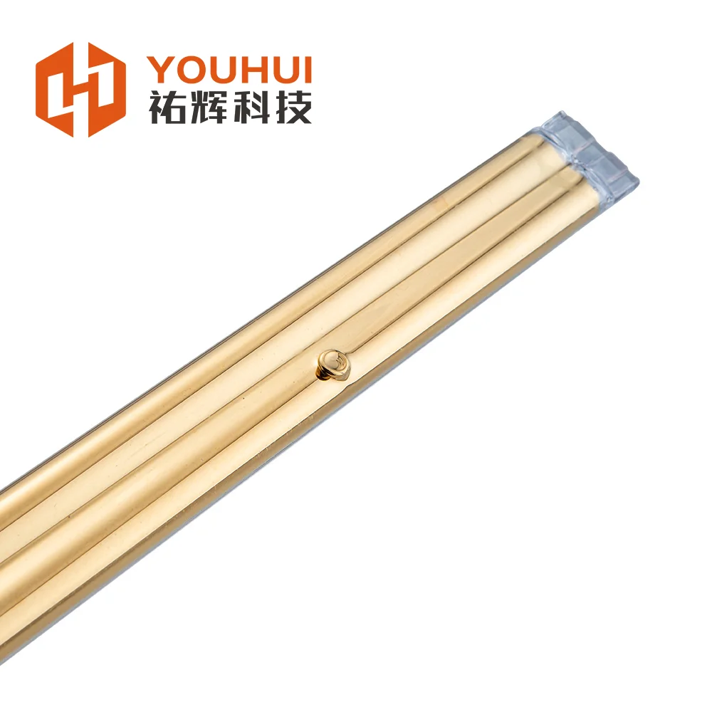 TC05 Semi gold-plated shortwave heater lamp tube customized infrared heating lamp tube