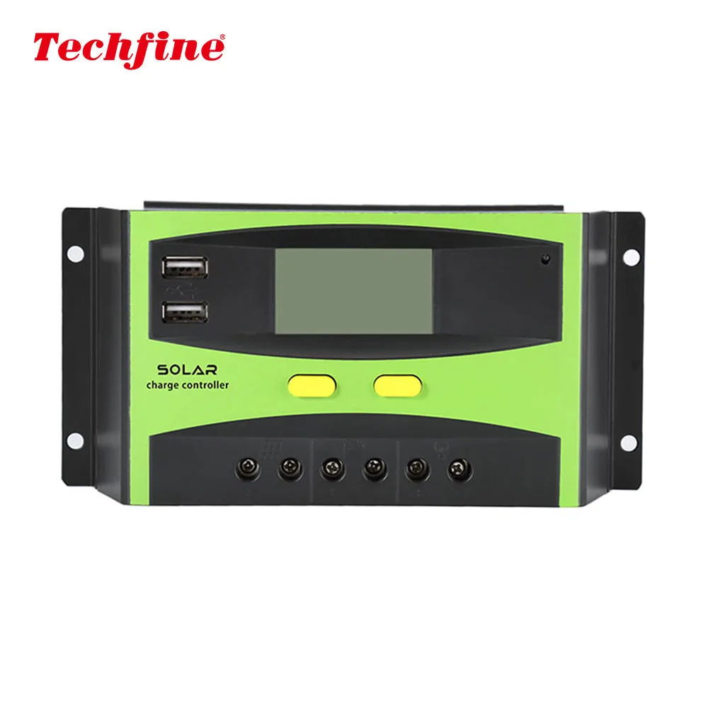 12V 24V 48V 20A 30A PWM solar charger controller for off grid solar system with LCD display