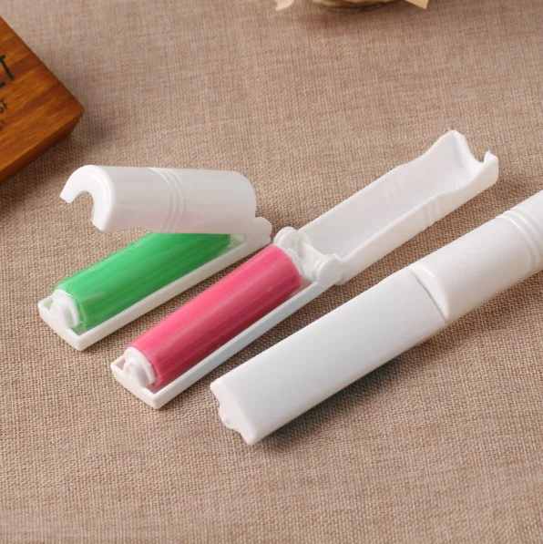 Foldable Mini Lint Roller Cleaning Brush Extra Sticky Pet Hair Clothes Sticky Lint Rollers Fuzz Fabric Shaver Portable Lint