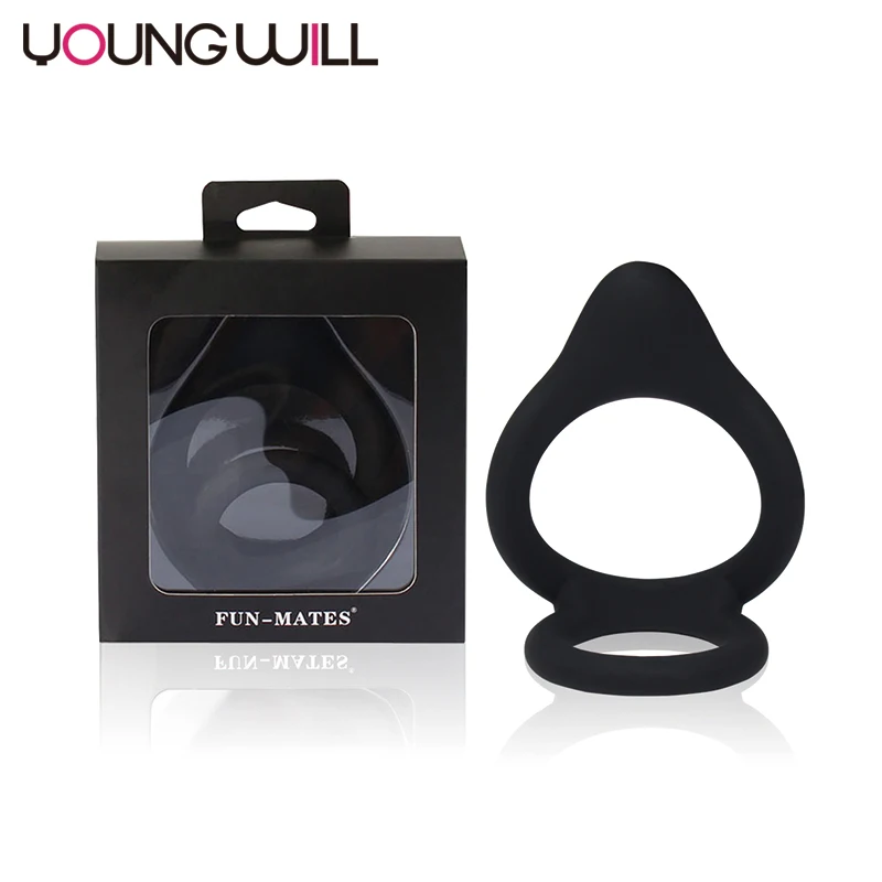 Men Penis  Style Solid Striped Metallic Look Matte Colors Ejaculation Exercise Vibrating Cock Ring