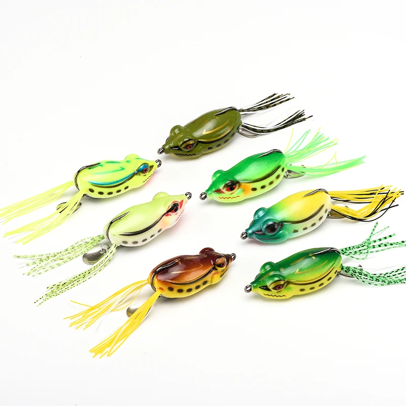 good selling frog lure handmade frog fishing lure soft plastic baits