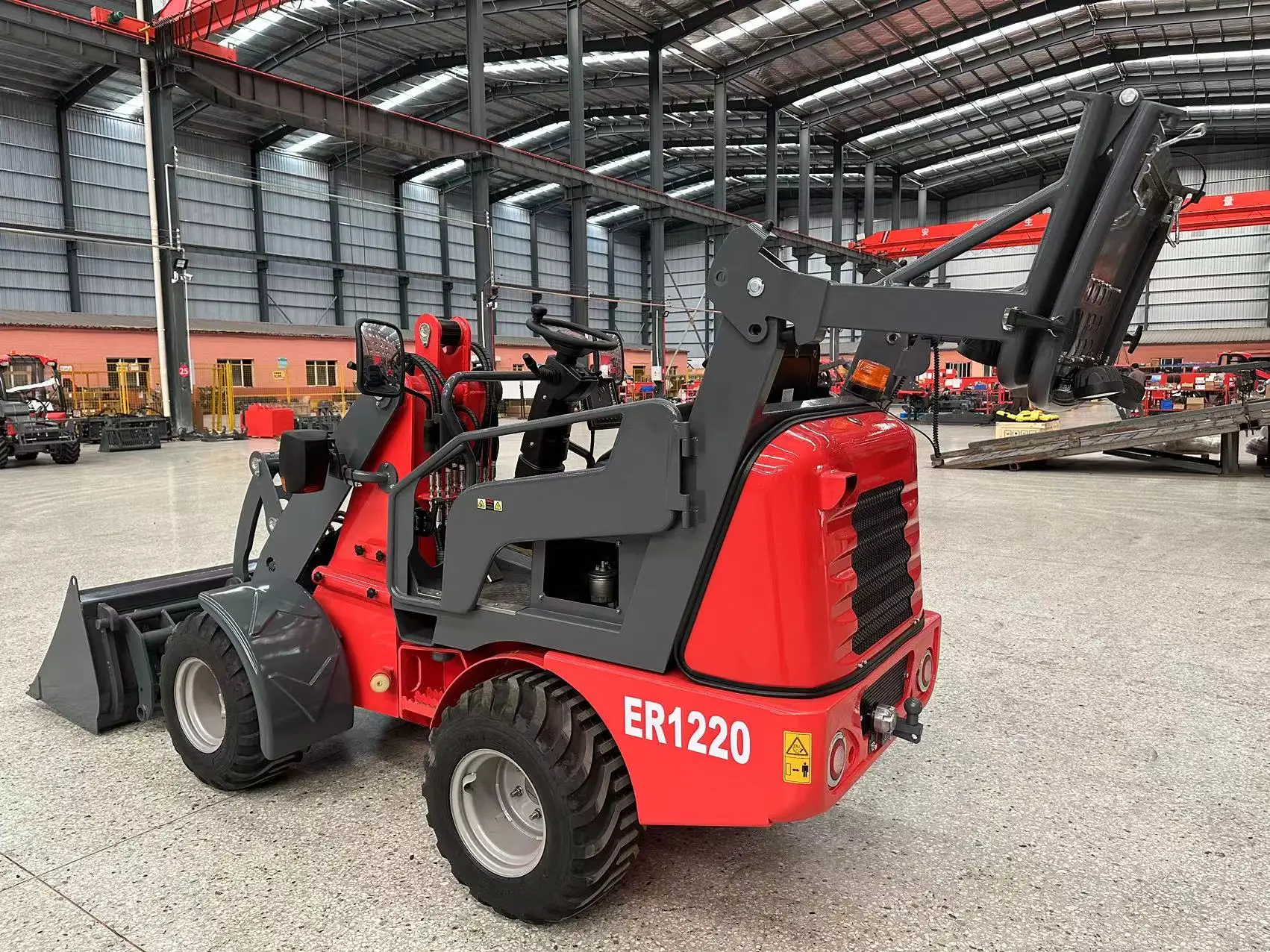 Everun CE Approve ER1220 1200kg Multifunction construction Small Hydrostatic System Wheel loader