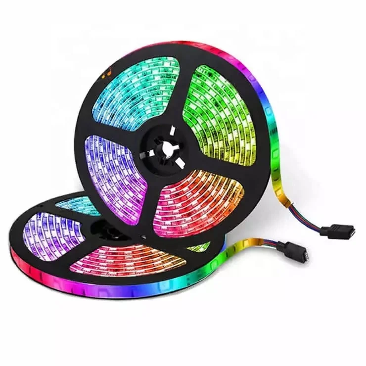 Многоцветный пульт дистанционного управления 5 м 10 20 rgb украшение с управлением беспроводной телефон приложение контролируется alexa tuya wifi для телевизора смарт-светодиодная лента