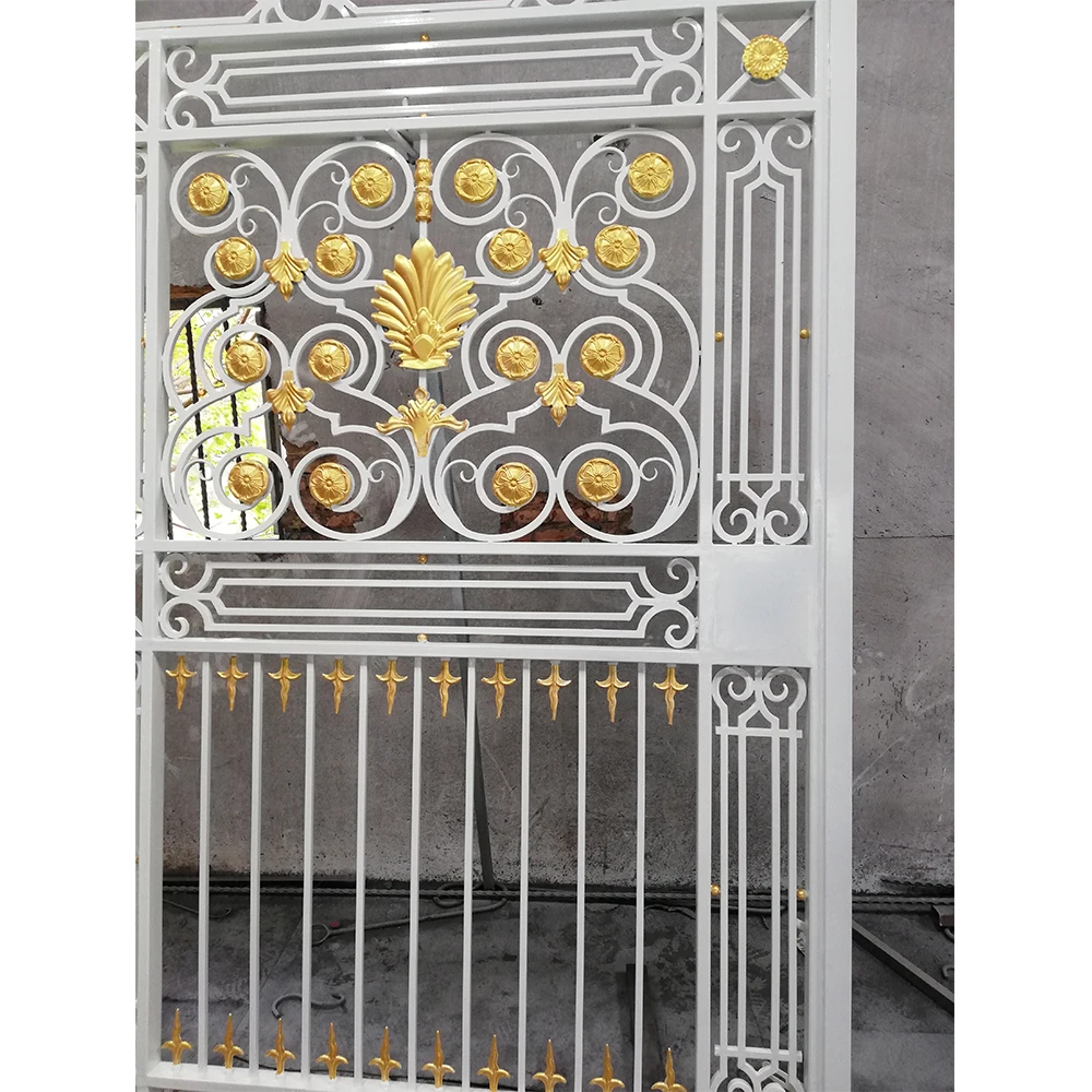 Free Design Courtyard Wrought Iron Luxury Design Cantilever Gate Entrance Gates Design