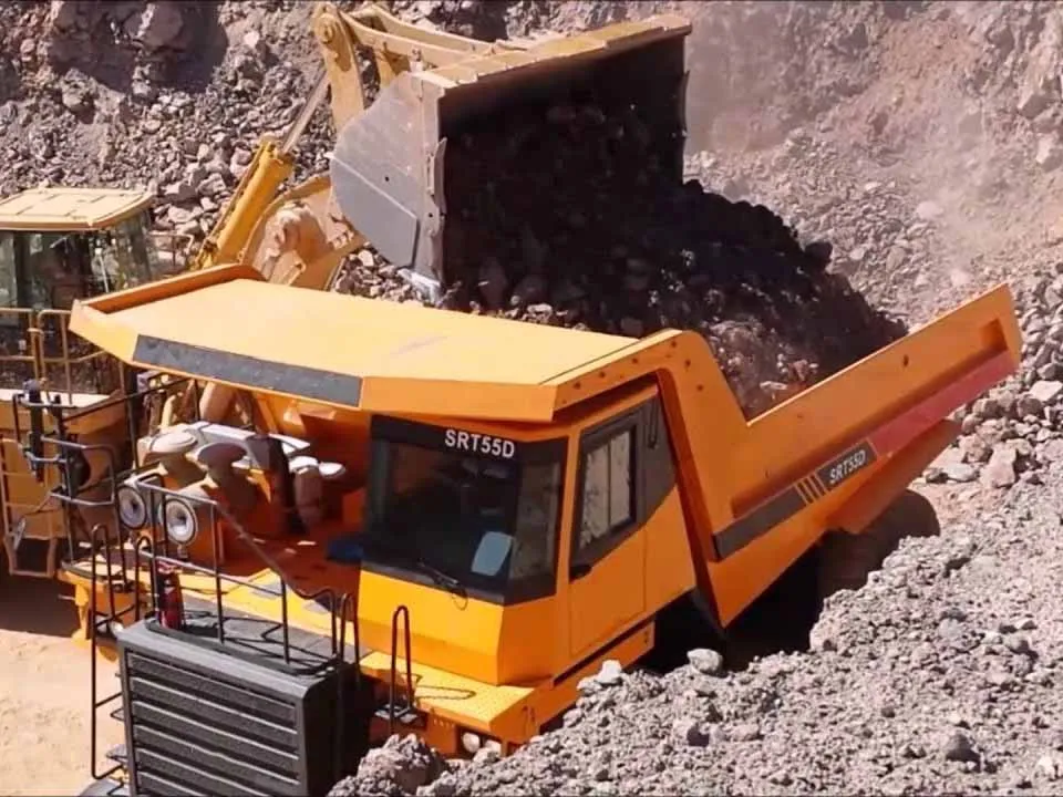 Китайский Новый карьерный самосвал 55Ton SRT55D с высокой производительностью для продажи
