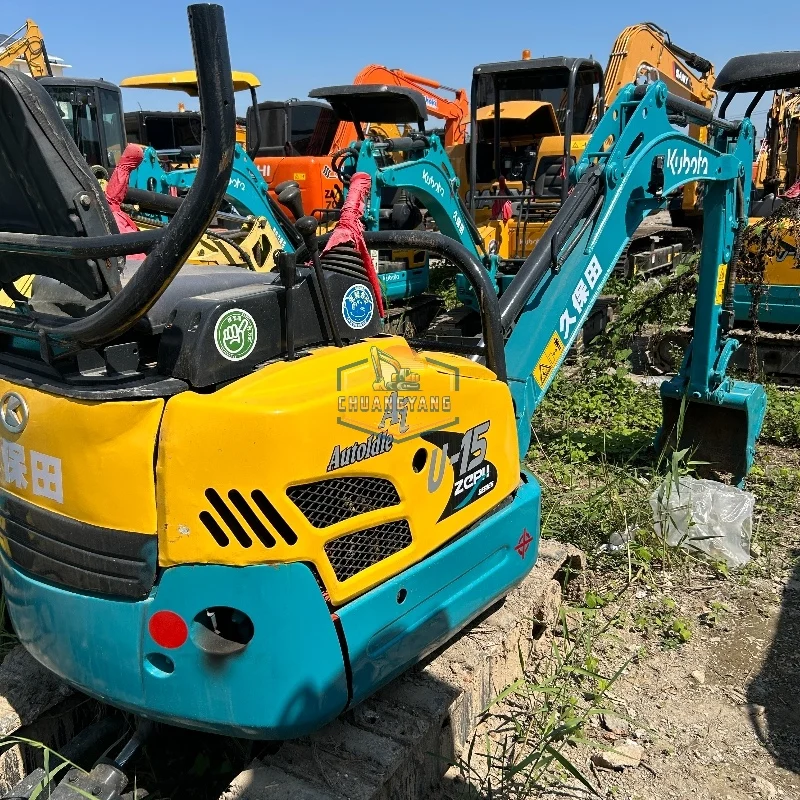 Оригинальный дизайн мини-экскаватор Kubota U15 1 тонный сделано в Японии хорошее состояние проверенные компоненты подшипника двигателя насоса поставка