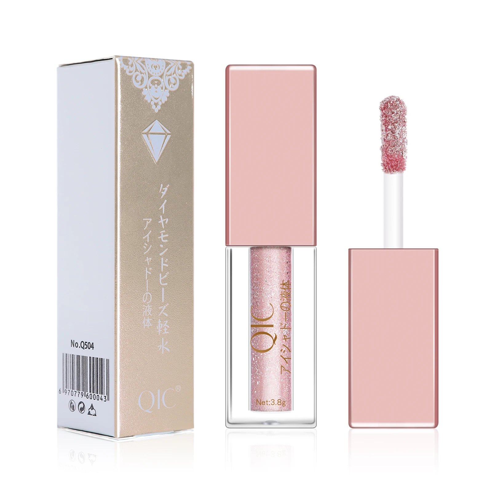 Liquid Eye Shadow Eye Amazon Hot Selling Colorful Romantic Waterproof Shimmer Liquid Diamond Pearly Liquid Eye Shadow