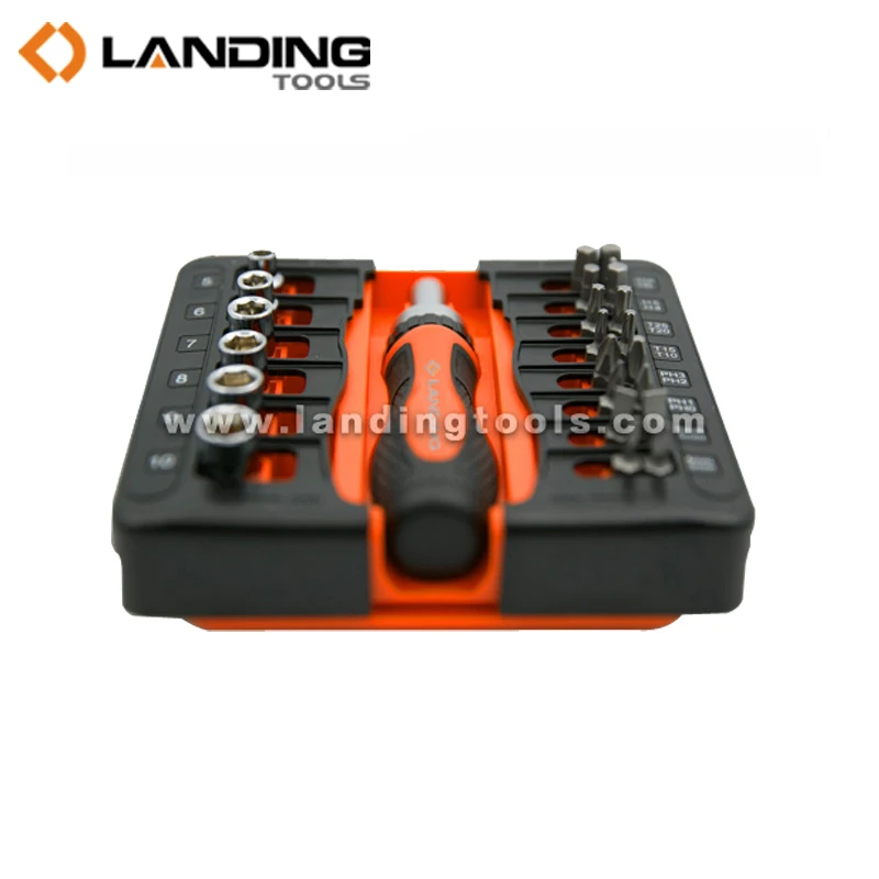 High Quality Low Price Landing 23pcs Ratchet Screwdriver Set Bit