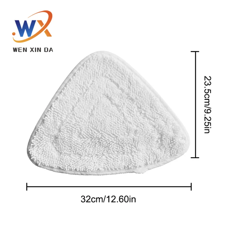 Steam Mop Pads Washable Reusable Cloth Replacement Triangle Mop Pad Cloth Cleaning Floor Tool For Vileda OCedar