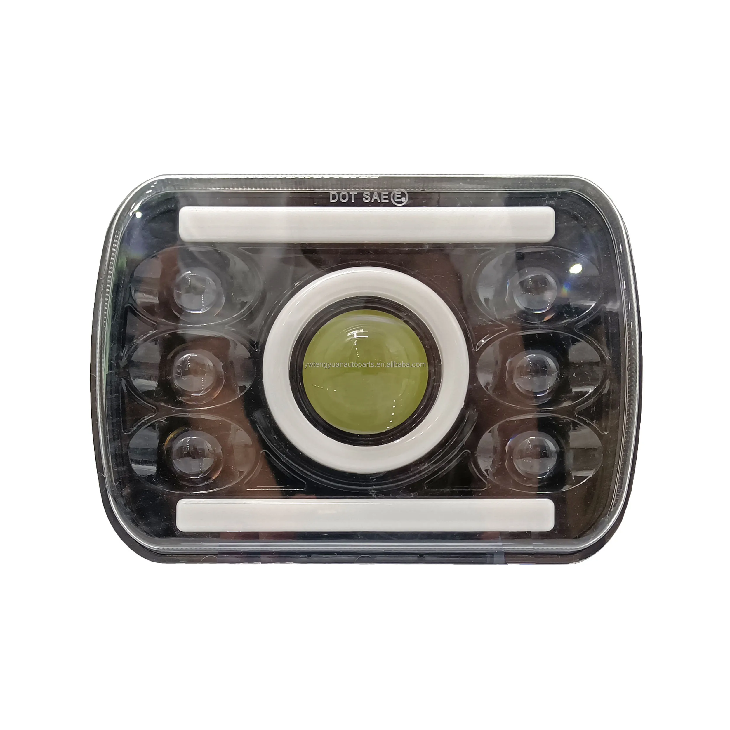 Factory Hot Selling High Bright High Low Beam DRL Truck SUV Waterproof IP67 45watt 7 inch square LED Work Light