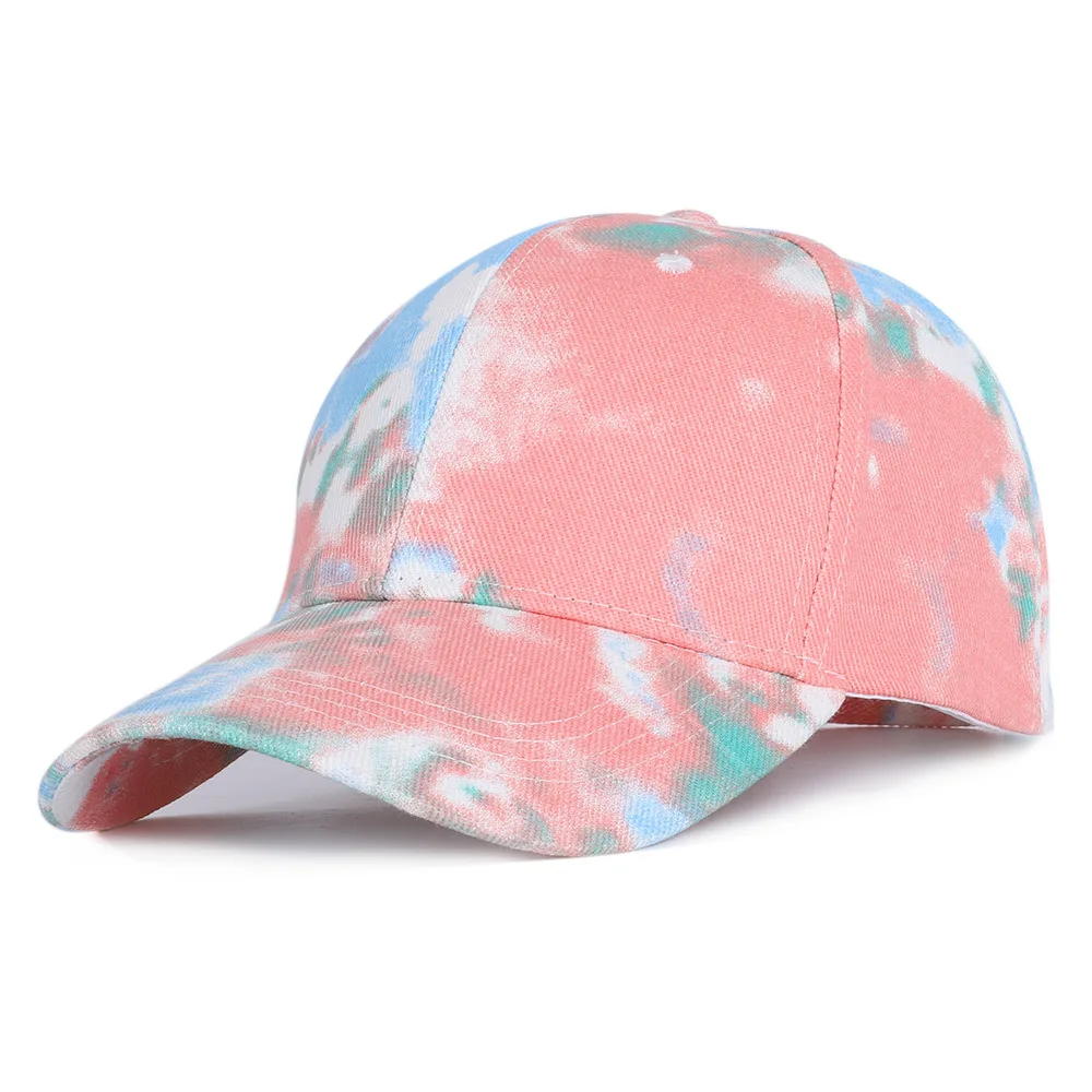 wholesale baseball cap cotton 6 panel tie-dye hats