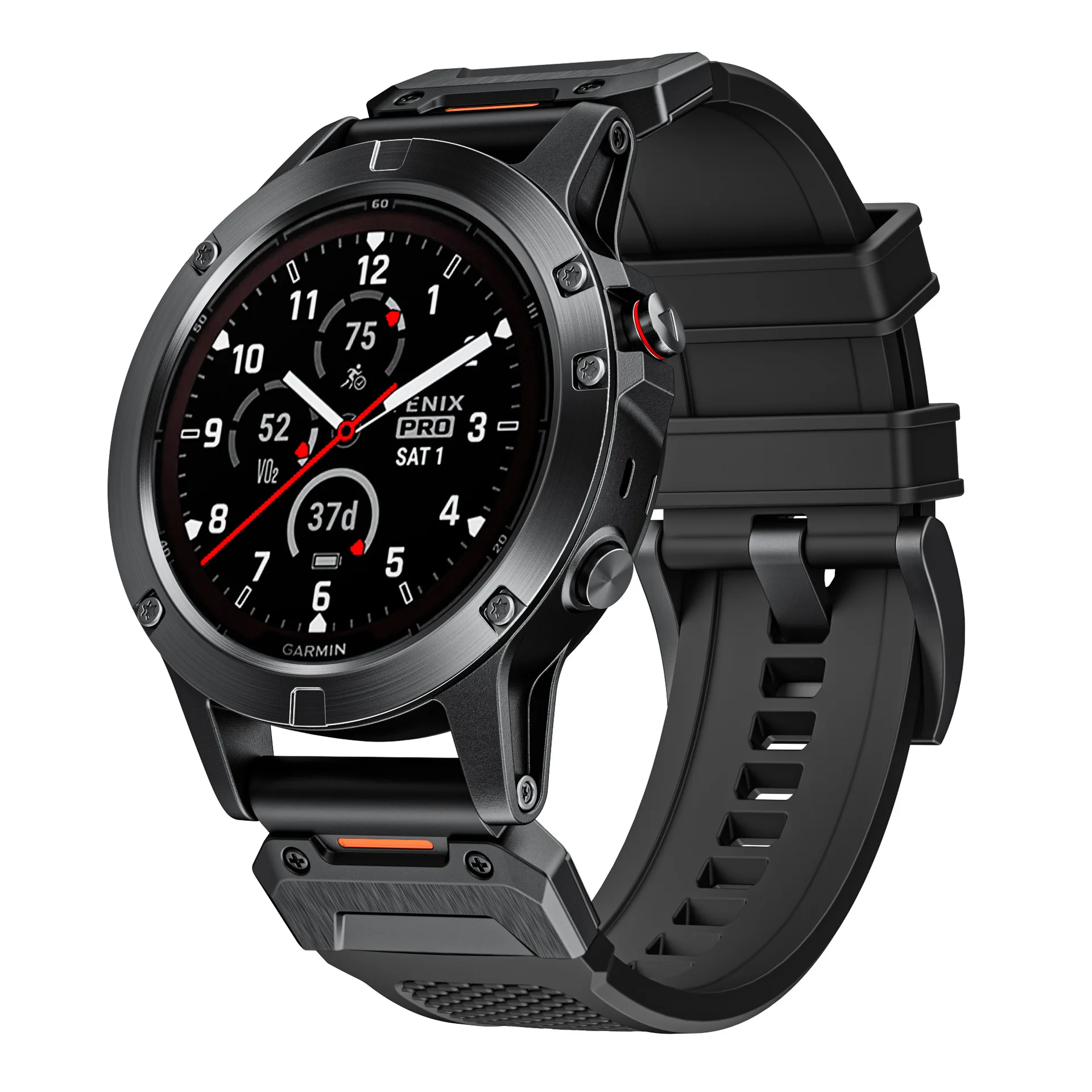 26MM 22MM Quickfit FKM Rubber Watch Band for Garmin Fenix 7 7x 5X X3 6X Tactix